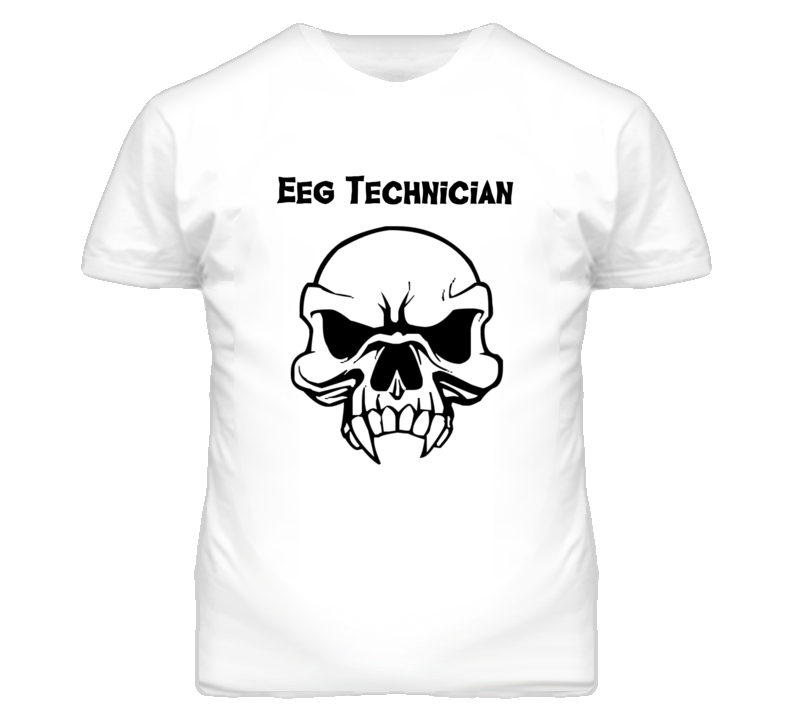 Eeg Technician Skull Design Mens T Shirt Eeg Technician Skull Design Mens T Shirt
