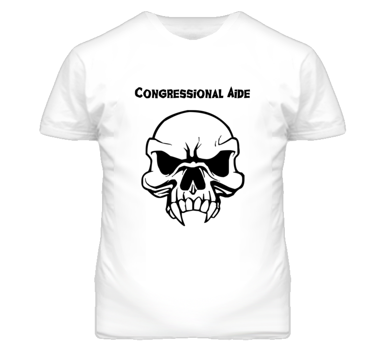 Congressional Aide Skull Design Mens T Shirt Congressional Aide Skull Design Mens T Shirt