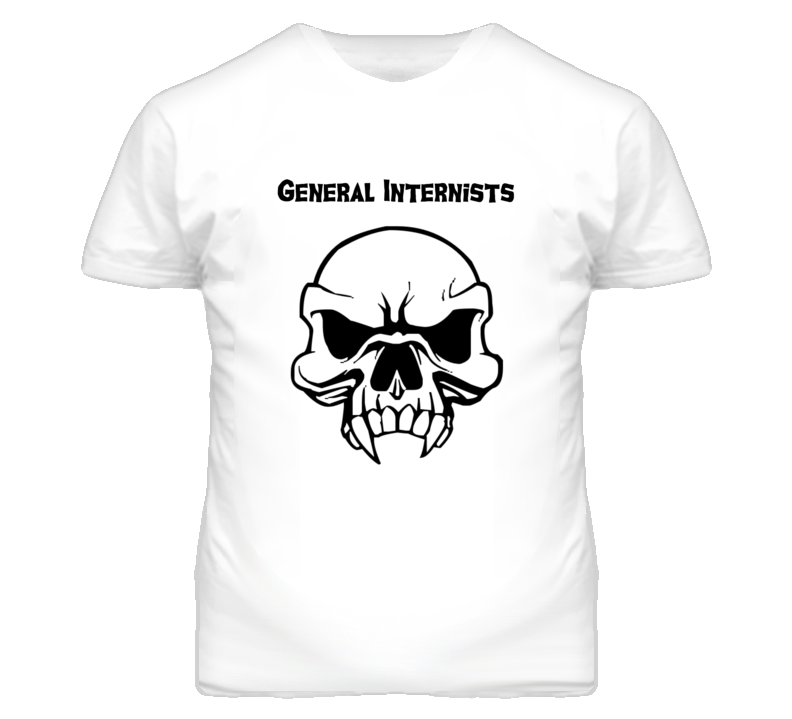 General Internists Skull Design Mens T Shirt General Internists Skull Design Mens T Shirt