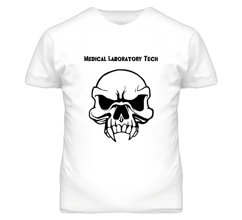 Medical Laboratory Tech Skull Design Mens T Shirt Medical Laboratory Tech Skull Design Mens T Shirt