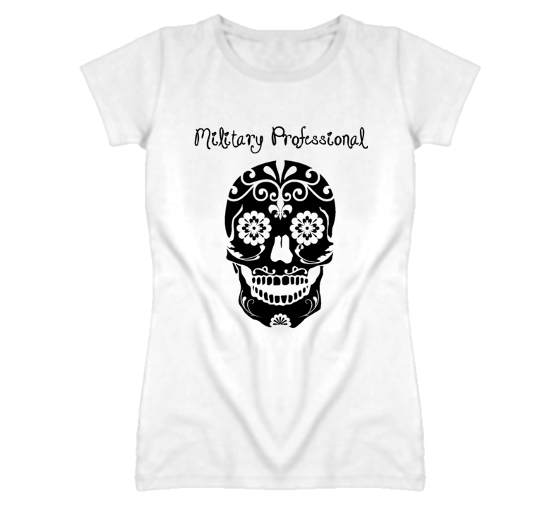 Military Professional Skull Design Cool Ladies T Shirt Military Professional Skull Design Cool Ladies T Shirt