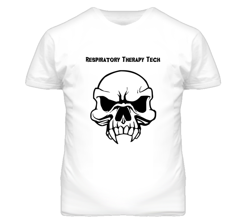 Respiratory Therapy Tech Skull Design Mens T Shirt Respiratory Therapy Tech Skull Design Mens T Shirt