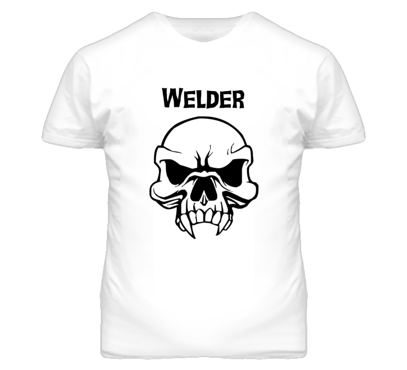 Welder Skull Design Mens T Shirt Welder Skull Design Mens T Shirt
