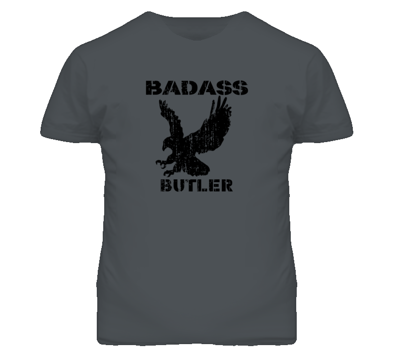 Badass Butler Eagle Patriotic T Shirt