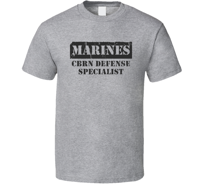 CBRN Defense Specialist Marines T Shirt