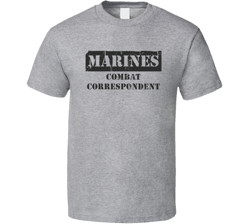 Combat Correspondent Marines T Shirt