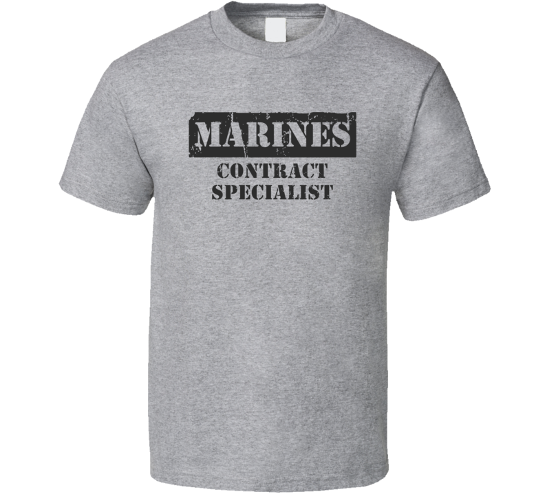 Contract Specialist Marines T Shirt