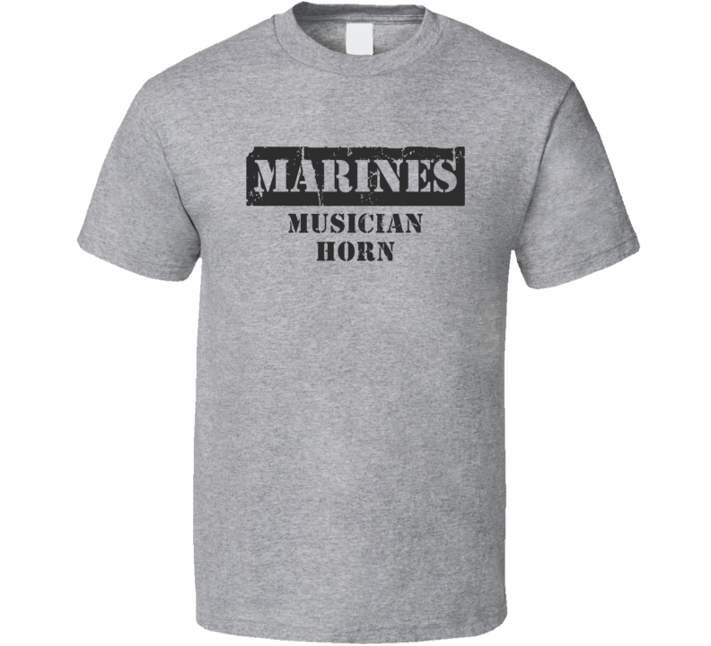 Musician Horn Marines T Shirt Musician Horn Marines T Shirt