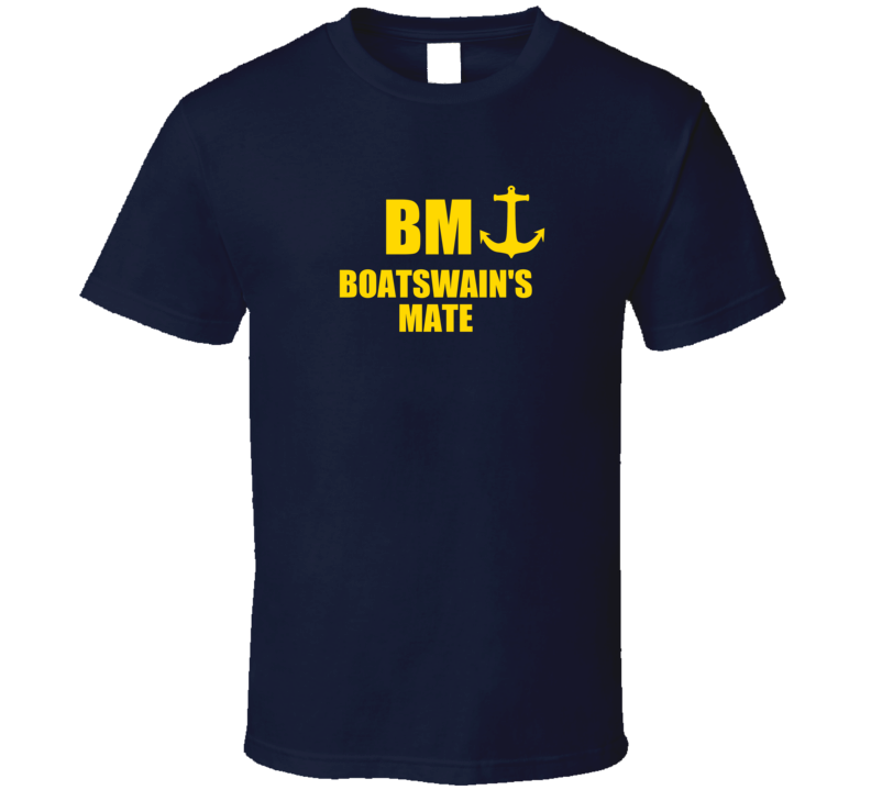 Boatswain's Mate BM US Navy T Shirt