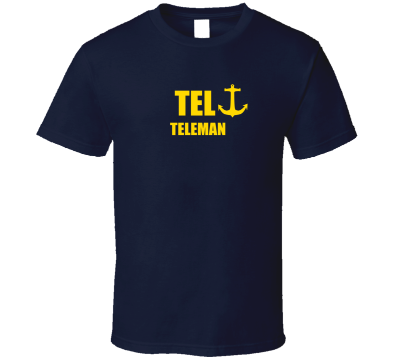 Teleman TEL US Navy T Shirt Teleman TEL US Navy T Shirt