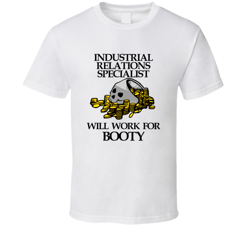 Pirate Industrial Relations Specialist Funny Occupation T Shirt