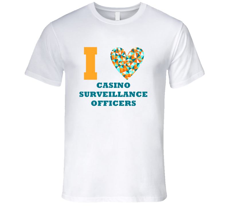 I Heart Casino Surveillance Officers Popular Occupation T Shirt