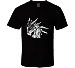 Black And White Dragon. T Shirt 33660885
