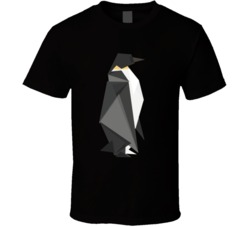 Fractal Geometric Emperor Penguin T Shirt 33662174