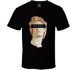 Vaporwave Roman Head T Shirt 33664311