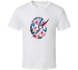 Nasa Vintage Tropical Pink T Shirt 33834386