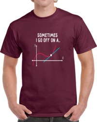 Math Teacher - Sometimes I Go Off On A Tangent T-shirt 33886606