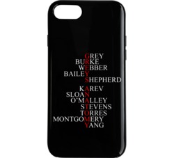Greys Anatomy Cast Names Phone Case 34064066