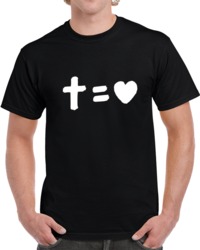 Cross Equals Love T Shirt 34134396