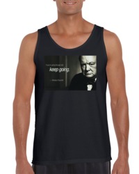 Winston Churchill Motivational Quote Tank Top 34264000