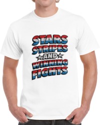 Stars Stripes And Winning Fights T Shirt 34272044
