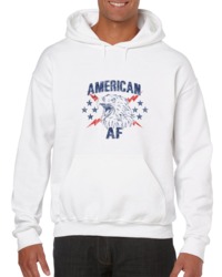 Aaf Eagle Logo White Hoodie 34272075