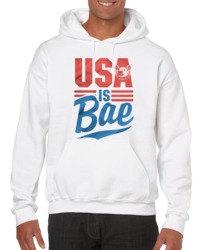 Usa Is Bae! White Hoodie 34272077