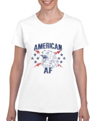 Aaf Eagle Logo White Ladies T Shirt 34272094