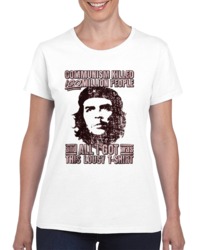 Commie Douchebag White Ladies T Shirt 34272099