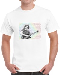 Jerry Garcia Word Art T Shirt 34275105
