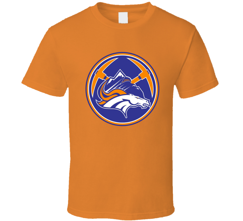 Denver Broncos Nuggets Rockies Avalance Mashup T Shirt Denver Broncos Nuggets Rockies Avalance Mashup T Shirt