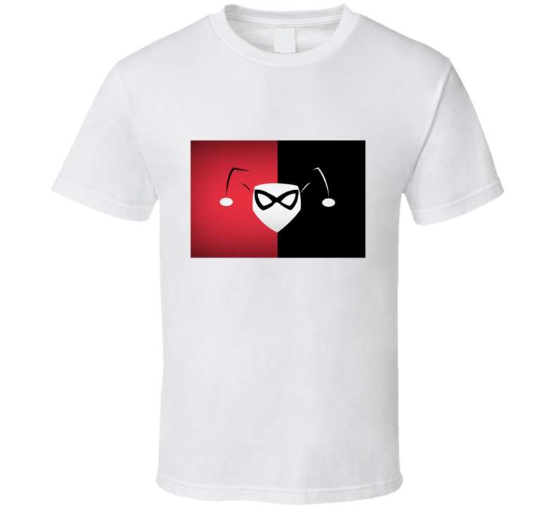 Harley Quinn Face Comics T Shirt