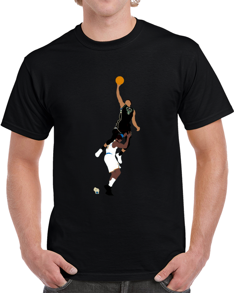 Giannis Dunk Over Hardaway T Shirt Giannis Dunk Over Hardaway T Shirt