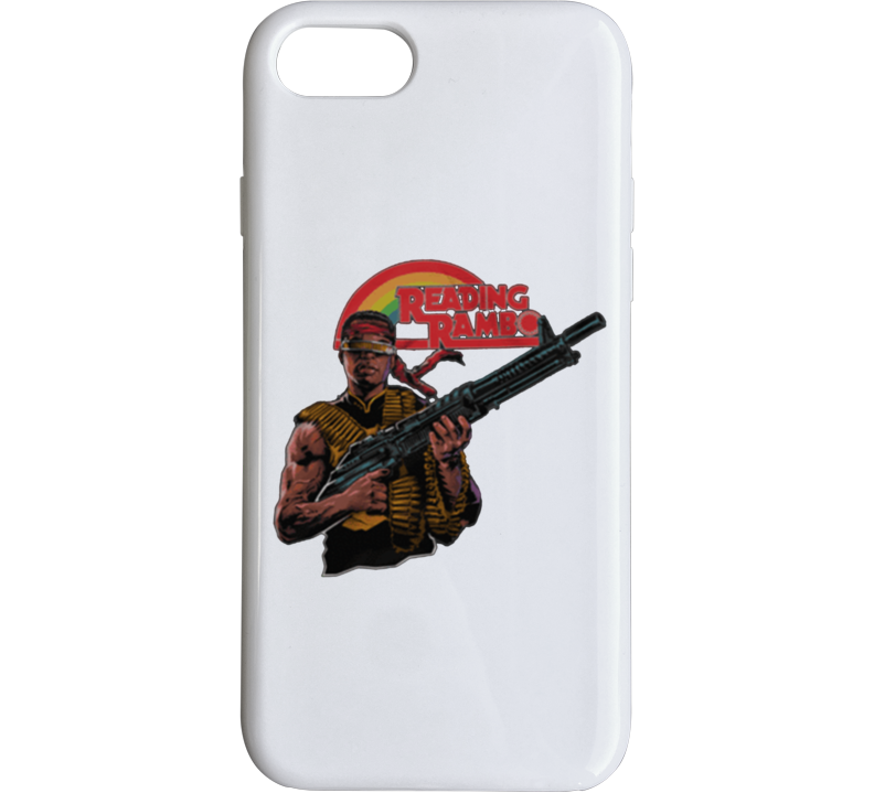 Reading Rambo - Geordi La Forge White Phone Case Reading Rambo - Geordi La Forge White Phone Case