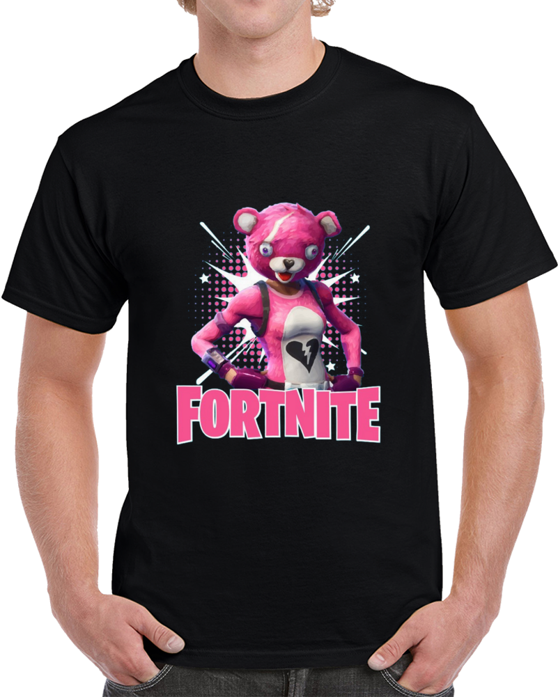 Fortnite Battle Royale Pink Bear Cuddle Team Leader Skin T Shirt Fortnite Battle Royale Pink Bear Cuddle Team Leader Skin T Shirt