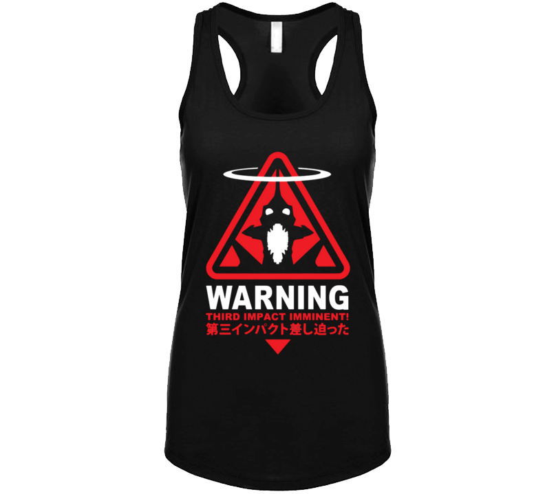 Tokyo-3 Warning Ladies Tank Top