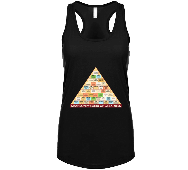 Swanson Pyramid Of Greatness  Ladies Tank Top