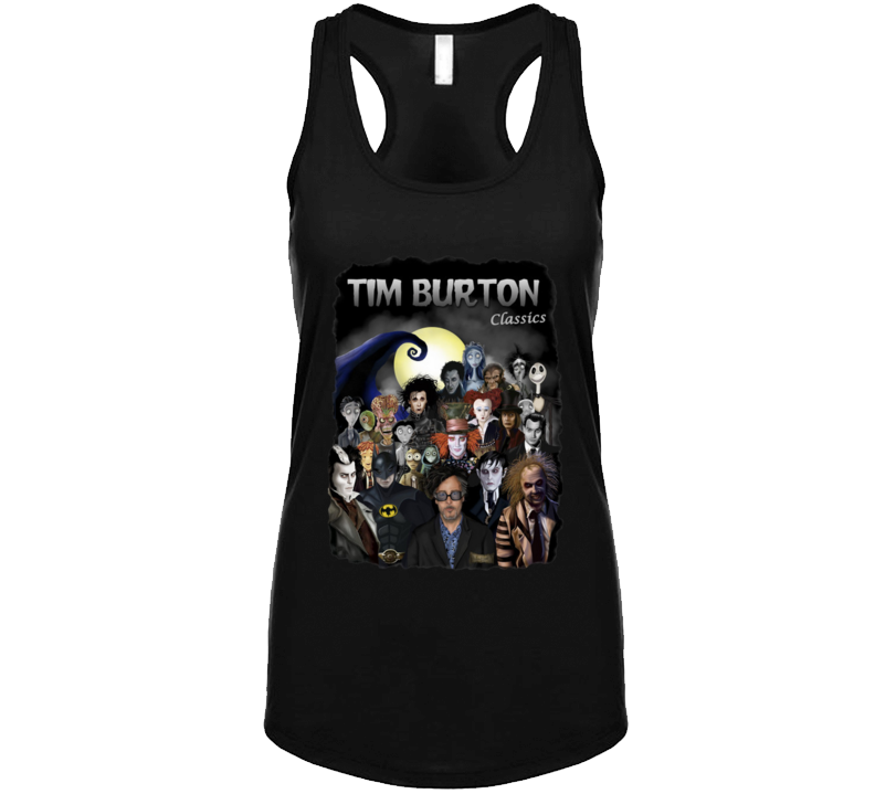 Tim Burton Classics Ladies Tank Top Tim Burton Classics Ladies Tank Top