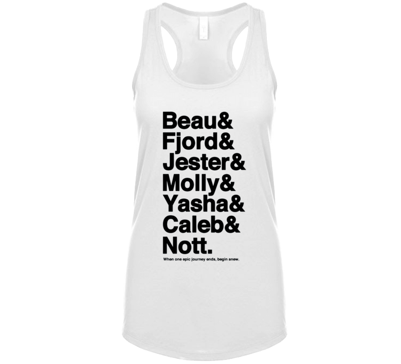 A New Journey - Critical Role Campaign 2 Ladies Ladies Tank Top A New Journey - Critical Role Campaign 2 Ladies Ladies Tank Top
