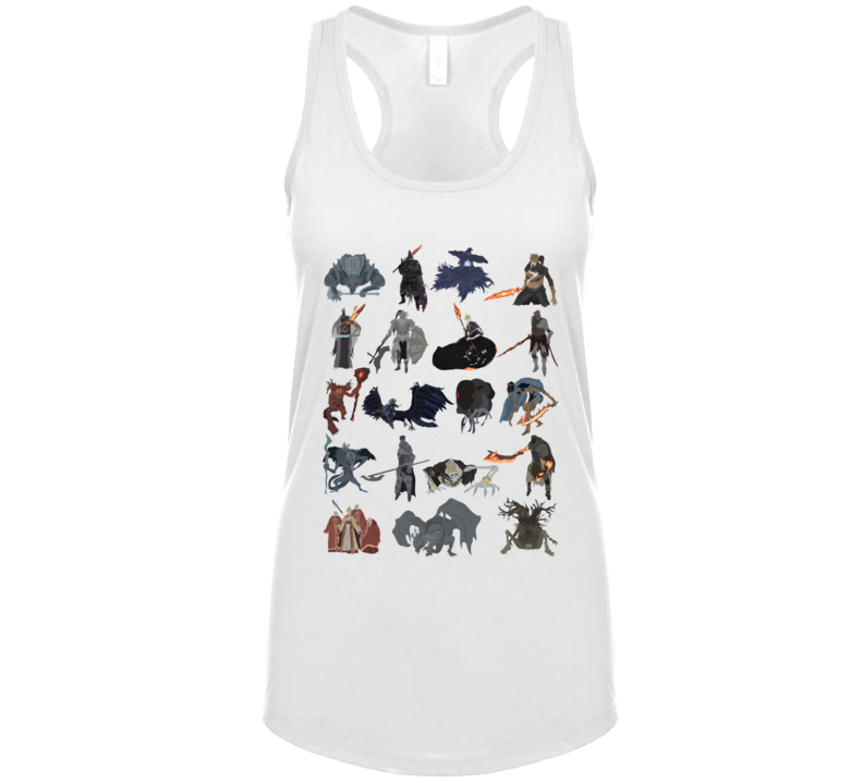 Dark Souls Iii - All Bosses Ladies Ladies Tank Top Dark Souls Iii - All Bosses Ladies Ladies Tank Top