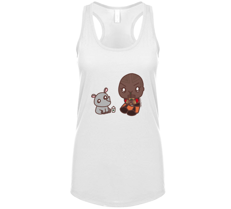 Rhino Coffee   Ladies Ladies Tank Top