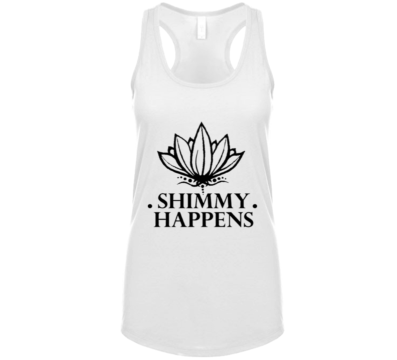 Shimmy Happens Hafla Blac Ladies Ladies Tank Top Shimmy Happens Hafla Blac Ladies Ladies Tank Top