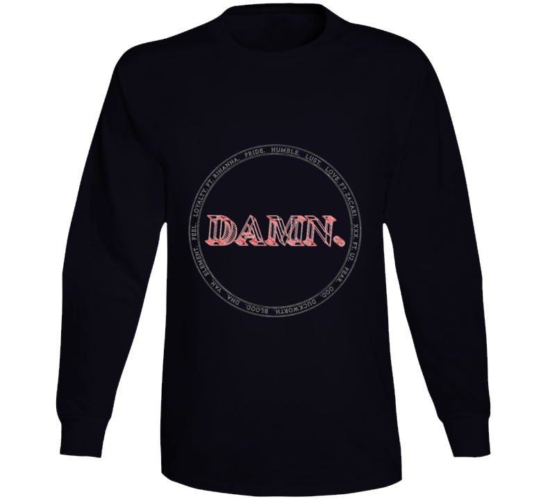 Kendrick Lamar Damn Album Long Sleeve Long Sleeve