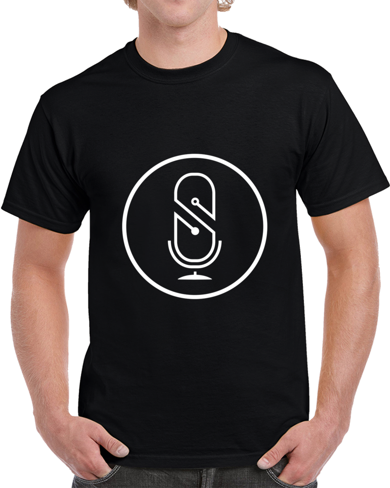 Squadcast White Mic T Shirt