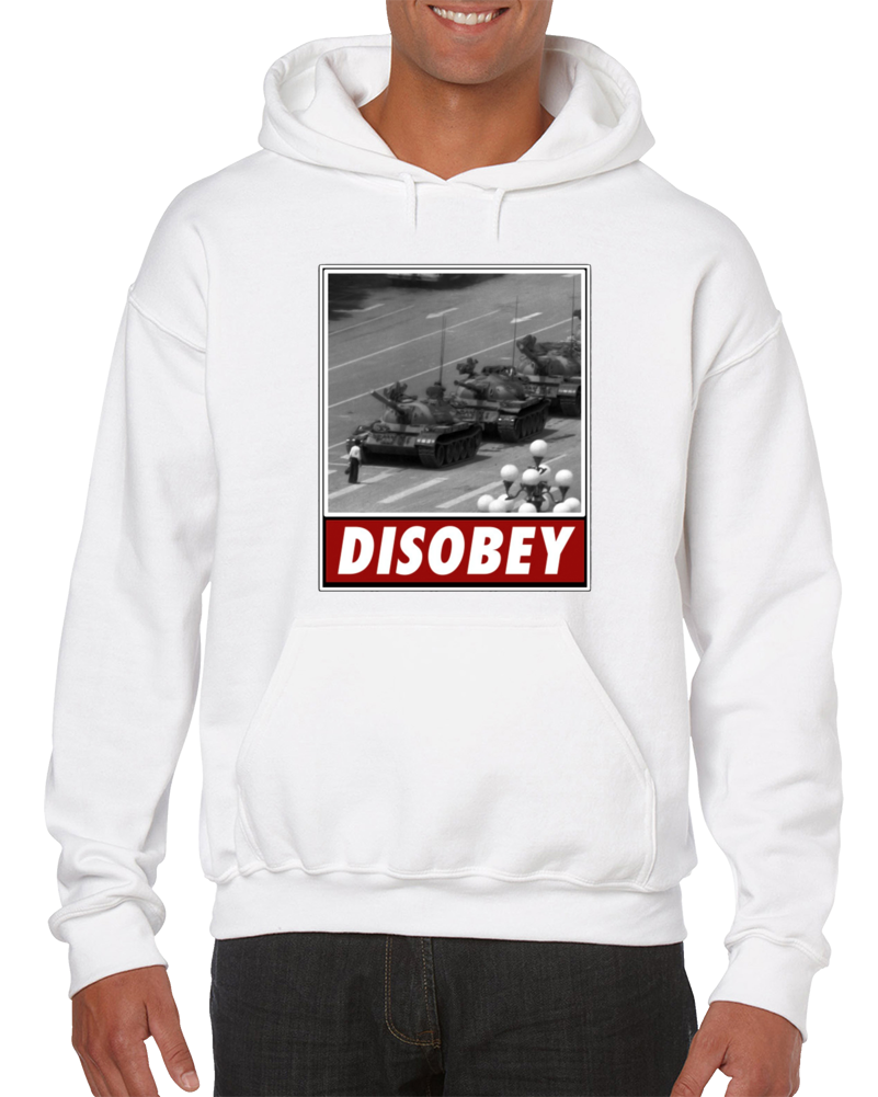 Tank Man- Disobey Hoodie