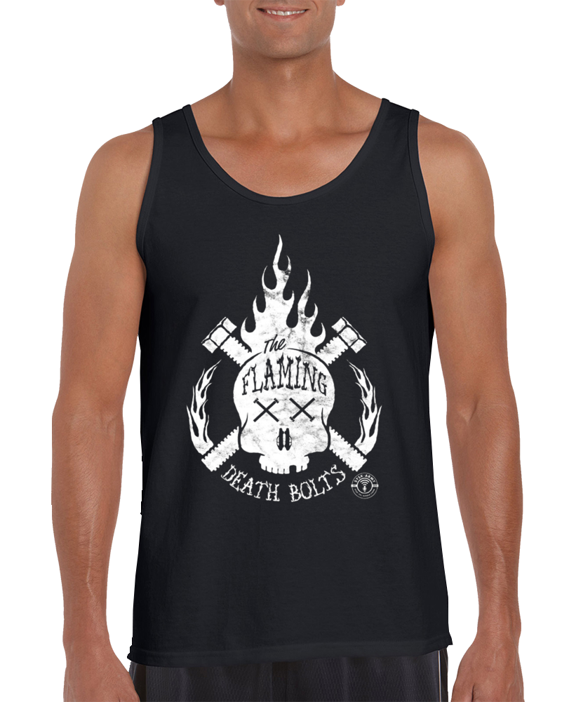 Flaming Death Bolts Tank Top