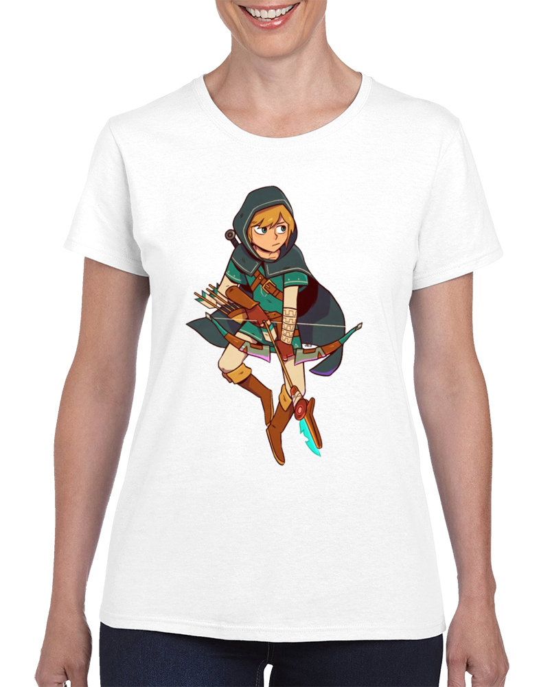 Link Botw Bow Ladies T Shirt