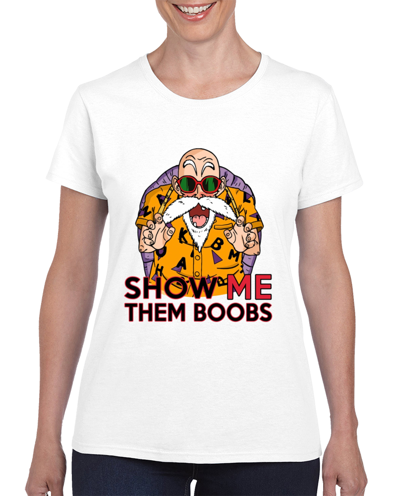 Master Roshi Pervert Ladies T Shirt Master Roshi Pervert Ladies T Shirt