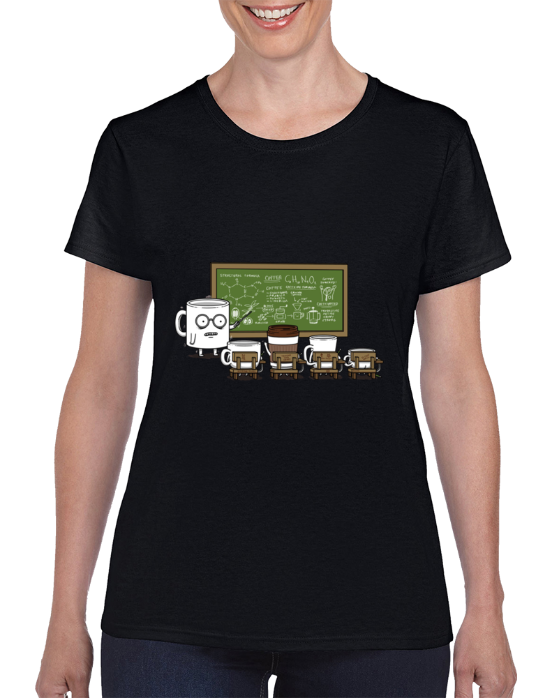 Coffee Lessons Ladies T Shirt