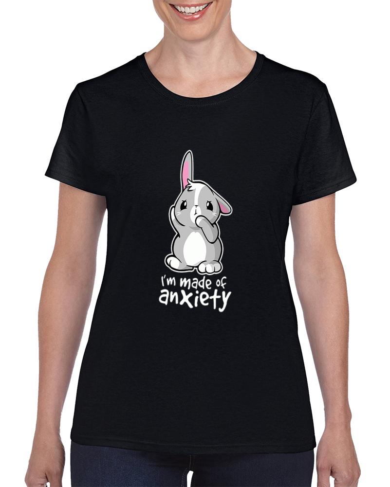Bunny Anxiety Ladies T Shirt